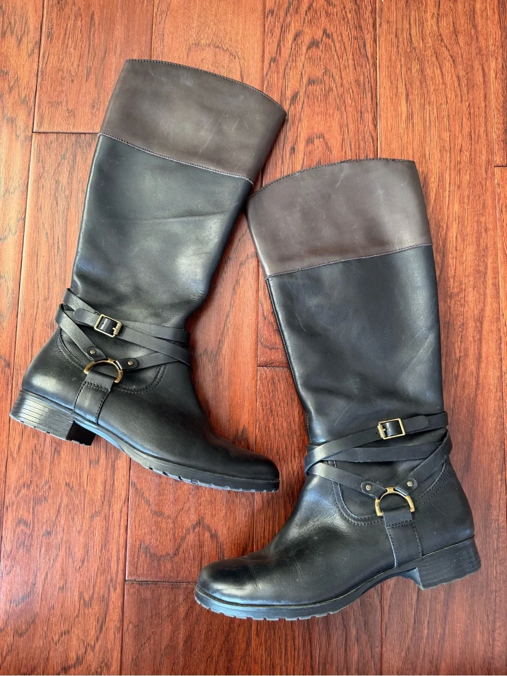 Lauren Ralph Lauren Women’s 8 Savion 16” Riding Leather Boots Classic Equestrian